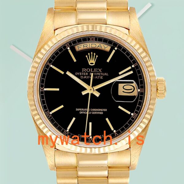 Rolex Day-Date 36mm Mens 128349 Blue Dial: A Timeless Masterpiece