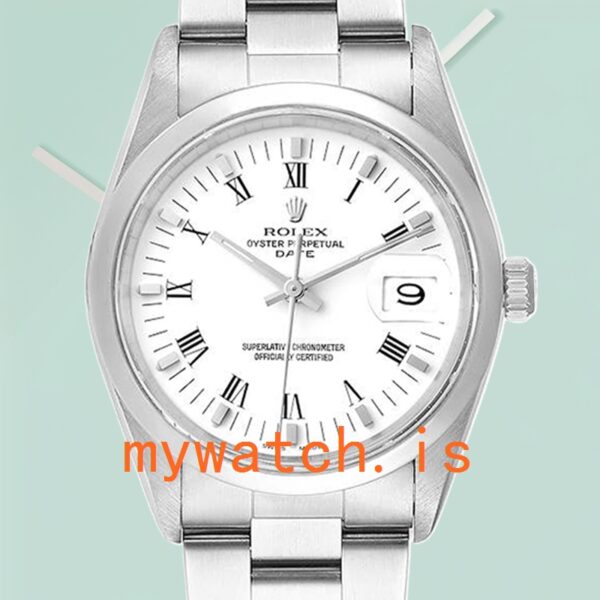 Rolex Oyster Perpetual Date 36mm Mens 15000 Silver-tone: Genuine vs. Replica