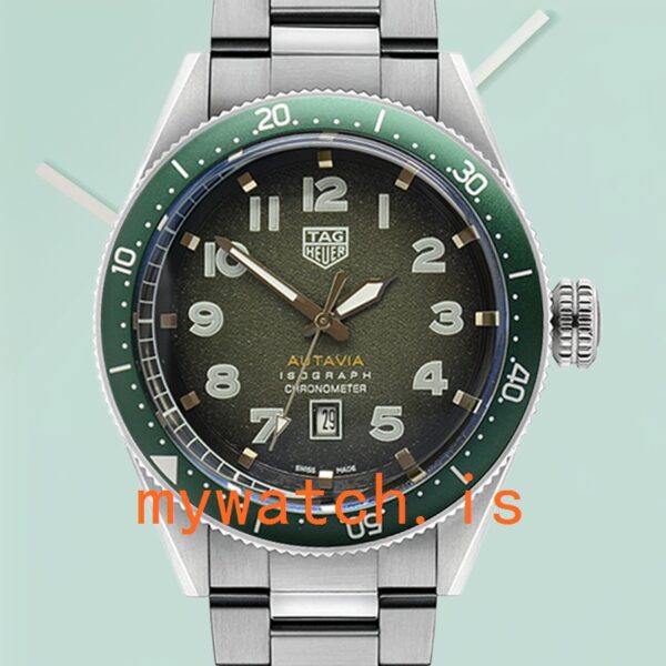 Tag Heuer Autavia WBE5114-002 Men 43mm Green Dial: A Timeless Piece