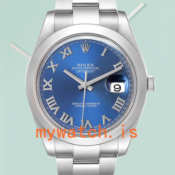 Rolex Datejust Men’s 116300-72210 41mm Stainless Steel Blue Dial: Genuine vs. Replica