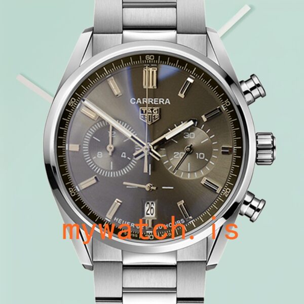 Tag Heuer Grand Carrera Men 43mm CAV511A.FC6225 Quartz Silver-tone: Original vs. Replica