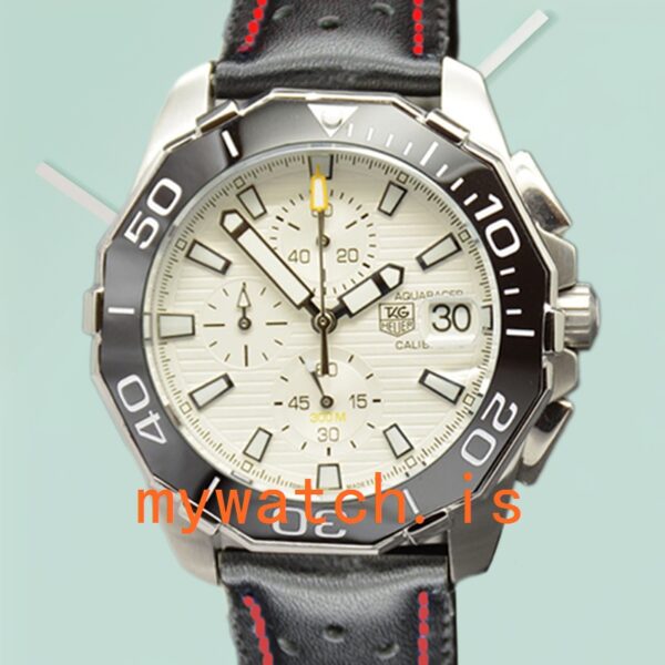 Tag Heuer Aquaracer CAY211A-004 43mm Men White Dial Silver-tone: A Dive into Excellence