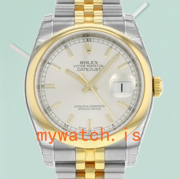 Rolex Datejust Men’s 36mm 116203SSJ Automatic: Genuine vs. Replica
