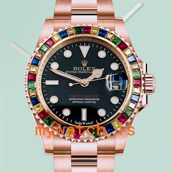 Rolex Yacht-Master Mens 40mm 116695 Black Dial: Original vs. Replica