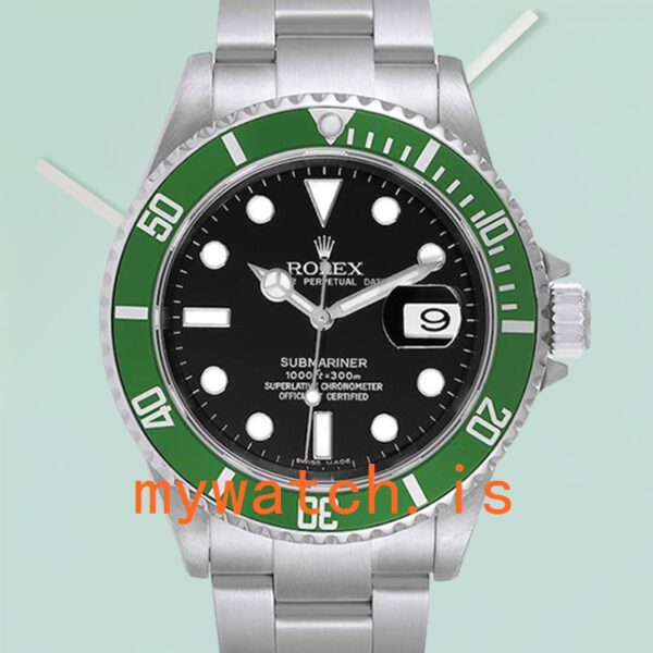 Rolex Submariner Men’s 16610LV 40mm Silver-tone: A Timeless Classic