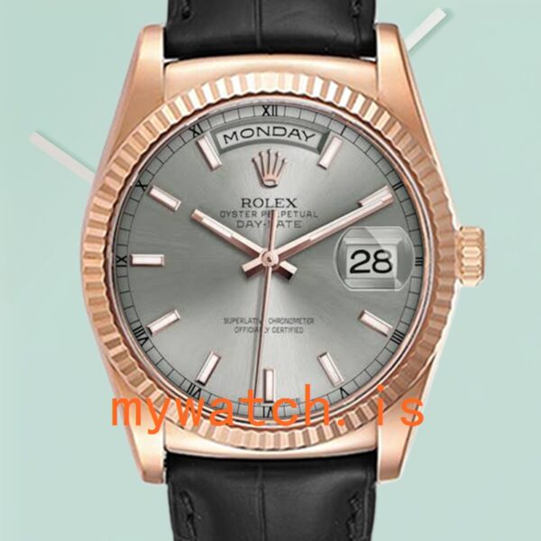 Rolex Day-Date Mens 118135 36mm Grey Dial: A Timeless Masterpiece