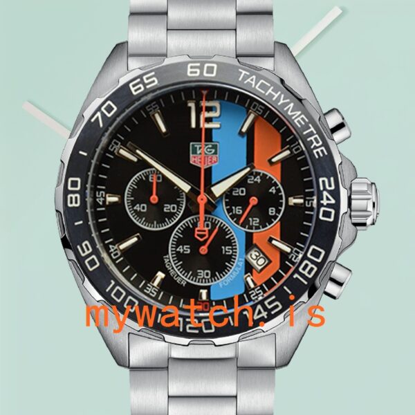 Tag Heuer Formula 1 Men 43mm Formula1BKSB-001 Black Dial Silver-tone: A Timeless Piece for the Modern Man